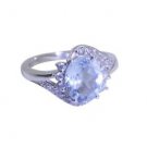 nubile Blue Topaz  925 Sterling Silver Blue Ring jewelry L-1.5 US