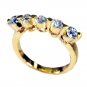 picturesque White CZ Copper White Ring gemstones L-1in US 5,6,7,8