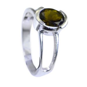 charming Tourmaline Silver Multi Ring supply L-1in US 5,6,7,8