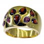 luscious Garnet Copper Red Ring supplies L-1in US 5,6,7,8