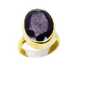 statuesque Indi Ruby Copper Red Ring jewelry L-1in US 5,6,7,8