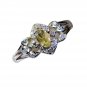 delightful Lemon Quartz Silver Yellow Ring india  L-1in US 5,6,7,8