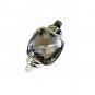 well-favored white Cz Silver White Ring gemstones L-1in US 5,6,7,8
