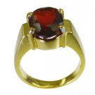perfect Ruby CZ  Gold Plated Red Ring wholesales L-1in US 5,6,7,8