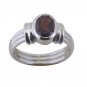 delightful Garnet 925 Sterling Silver Red Ring gemstone L-1in US 5,6,7,8