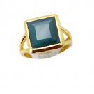 angelic Green onyx Copper Green Ring wholesales L-1in US 5,6,7,8
