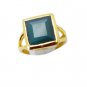 angelic Green onyx Copper Green Ring wholesales L-1in US 5,6,7,8