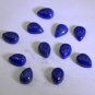 Blue Pear Cabochon Lapis Lazuli stone set 7X10mm 1 pc US