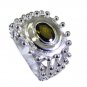 cute Tourmaline Silver Multi Ring wholesale L-1in US 5,6,7,8