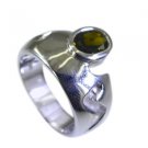 enthralling Tourmaline Silver Multi Ring jaipur L-1in US 5,6,7,8
