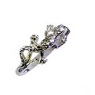 desirable Multi Gemstone Silver Multi Ring handmade  L-1in US 5,6,7,8