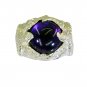 ravishing Amethyst Silver Purple Ring jewellery L-1in US 5,6,7,8