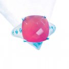 toothsome Red onyx Silver Red Ring jewellery L-1in US 5,6,7,8