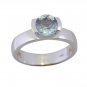 drop-dead Blue Topaz 925 Sterling Silver Blue Ring indian L-1in US 5,6,7,8