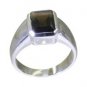 glorious Smoky Quartz 925 Sterling Brown Ring supplies L-1in US 5,6,7,8