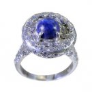 ravishing Lapis Lazuli 925 Sterling Silver Blue Ring suppiler L-1in US 5,6,7,8