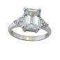 tempting Blue Topaz 925 Sterling Silver Blue Ring wholesale L-1in US 5,6,7,8