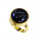 inviting Black onyx Copper Black Ring supply L-1in US 5,6,7,8
