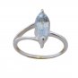taking Blue Topaz 925 Sterling Silver Blue Ring suppiler L-1in US 5,6,7,8