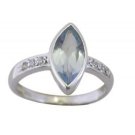 Junoesque Blue Topaz 925 Sterling Silver Blue Ring wholesale L-1in US 5,6,7,8