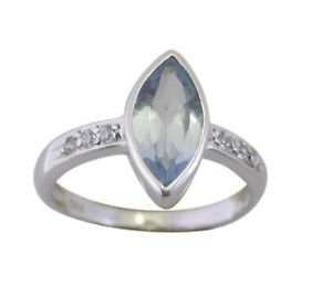 Junoesque Blue Topaz 925 Sterling Silver Blue Ring wholesale L-1in US 5,6,7,8