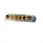 gorgeous Citrine Silver Yellow Ring gemstone L-1in US 5,6,7,8