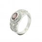 aesthetic Garnet 925 Sterling Silver Red Ring wholesale L-1.5 US