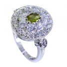 angelic Tourmaline Silver Multi Ring suppiler L-1in US 5,6,7,8