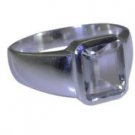winning Green Amethyst 925 sterling silver Green Ring jewellery L-1.2in US 5,6,7