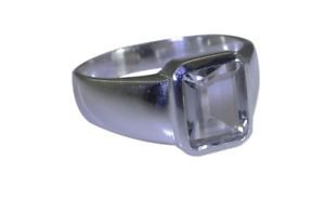 winning Green Amethyst 925 sterling silver Green Ring jewellery L-1.2in US 5,6,7