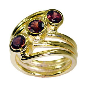 knockout Garnet Copper Red Ring india  L-1in US 5,6,7,8