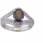 exquisite Garnet 925 Sterling Silver Red Ring gemstones L-1in US 5,6,7,8