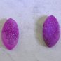 Pink Marquoise Faceted Druzy stone set 10X20mm 1 pc US