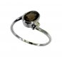 good-looking Smoky Quartz Silver Brown Ring exporter L-1in US 5,6,7,8