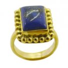 inviting Lapis Lazuli Gold Plated Blue Ring exporter L-1in US 5,6,7,8