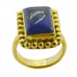 inviting Lapis Lazuli Gold Plated Blue Ring exporter L-1in US 5,6,7,8