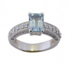studly Blue Topaz 925 Sterling Silver Blue Ring jaipur L-1in US 5,6,7,8