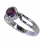 shapely Garnet 925 sterling silver Red Ring supplies L-1.2in US 5,6,7,8