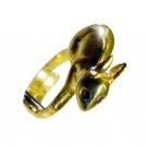 graceful Garnet Copper Red Ring Designer L-1in US 5,6,7,8
