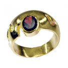 goodly Garnet Copper Red Ring jewellery L-1in US 5,6,7,8