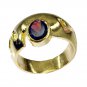 goodly Garnet Copper Red Ring jewellery L-1in US 5,6,7,8