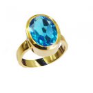 engaging Blue Topaz CZ Copper Blue Ring supplies L-1in US 5,6,7,8