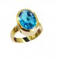 engaging Blue Topaz CZ Copper Blue Ring supplies L-1in US 5,6,7,8