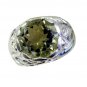 goodly Green Amethyst Silver Green Ring exporter L-1in US 5,6,7,8