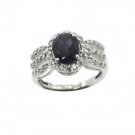 bonnie Iolite 925 Sterling Silver Blue Ring jaipur L-1.5 US