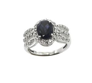 bonnie Iolite 925 Sterling Silver Blue Ring jaipur L-1.5 US