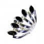 bewitching Black onyx 925 Sterling  Black Ring handmade  L-1in US 5,6,7,8