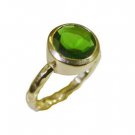 goodly Emerald CZ  Gold Plated Green Ring wholesale L-1in US 5,6,7,8