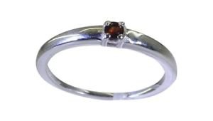 magnificent Garnet 925 sterling silver Red Ring gemstones L-1.2in US 5,6,7,8