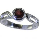 grand Garnet 925 sterling silver Red Ring jewellery L-1.2in US 5,6,7,8